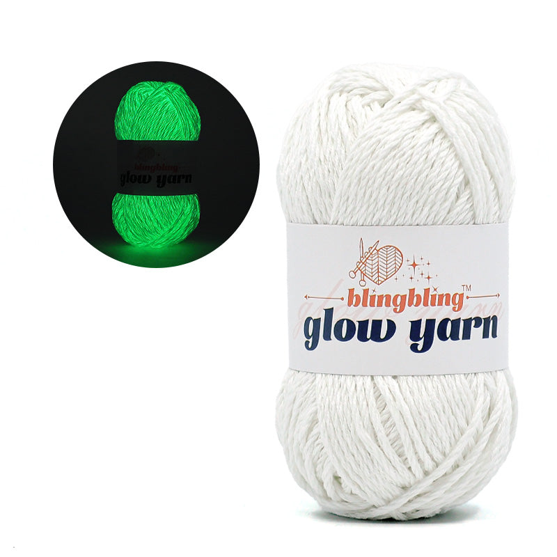 2025 New Style Glow-in-the-dark Cotton Yarn ( 5 Colors）