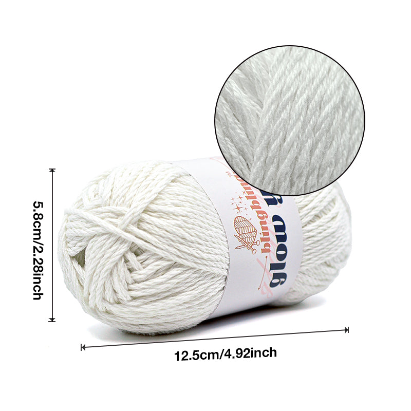 2025 New Style Glow-in-the-dark Cotton Yarn ( 5 Colors）