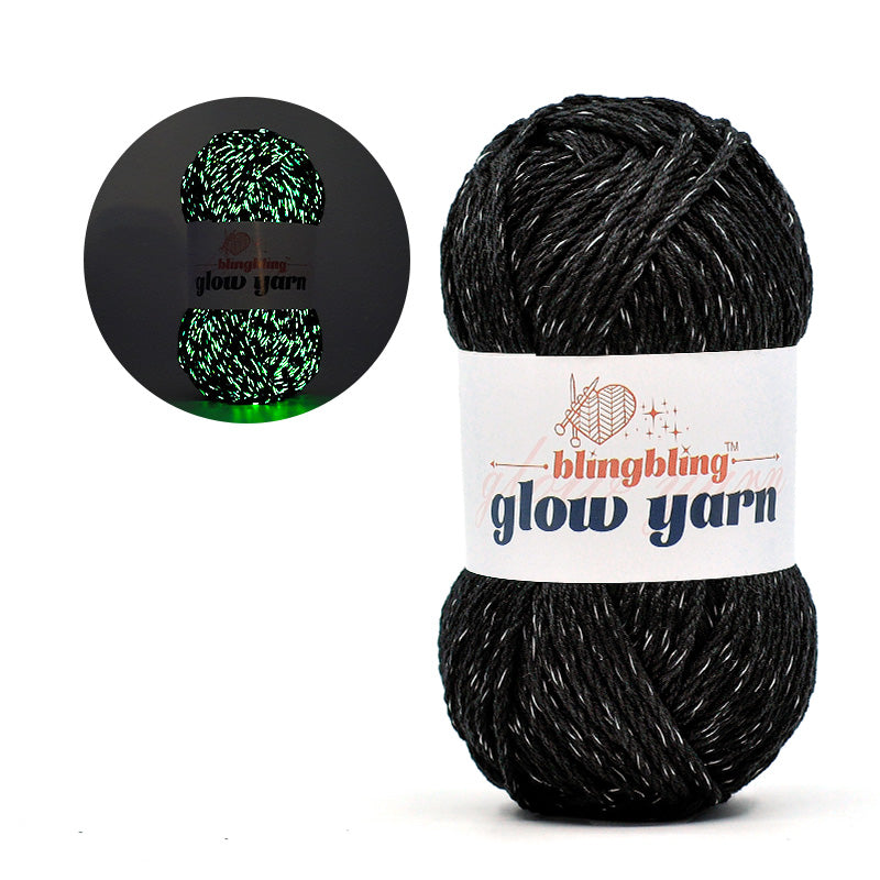 2025 New Style Glow-in-the-dark Cotton Yarn ( 5 Colors）