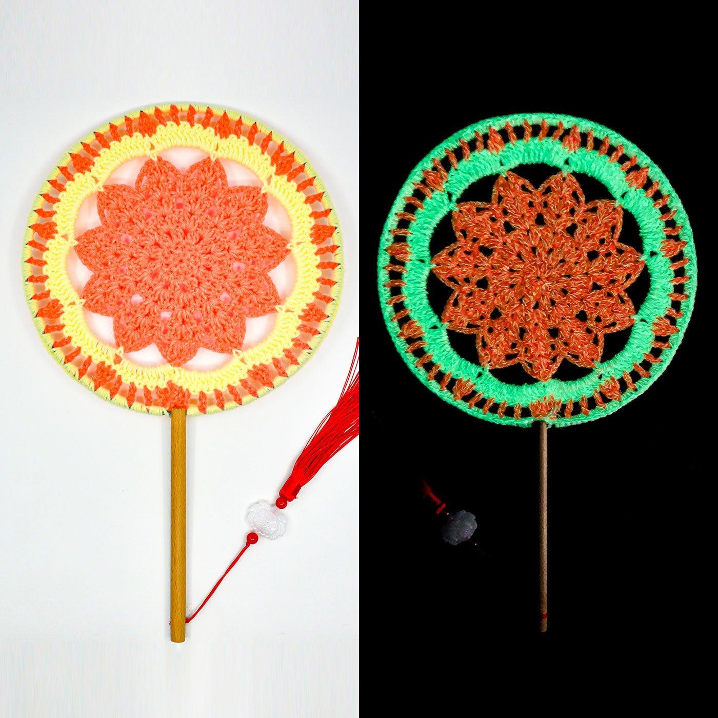 Handmade DIY Crochet Round Fan - BlingBlingYarn