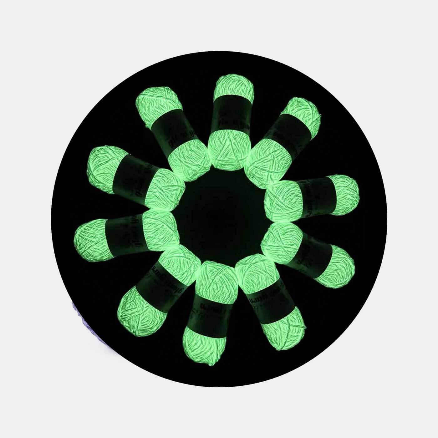 Premium Glow in the Dark Yarn（10 color) Elevate your crafting projects with our Premium Glow in the Dark Yarn (10 colors)! Add a magical glow to your knitting and crochet creations. $31.00